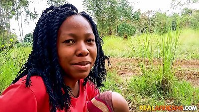 African Park encounter ends in hotel asses inexperienced penetrate and cumshot