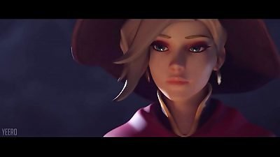 Witch mercy X Reaper Halloween animation by Yeero
