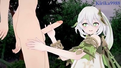 Nahida and Yoimiya strong sex. &ndash; Genshin impact manga porn