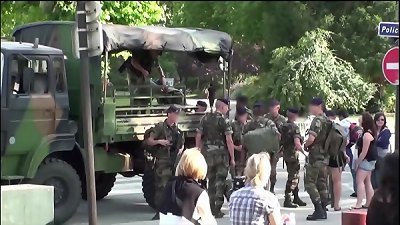 extreme public fucky-fucky threesome by the world unloads landmark Eiffel Tower in Paris