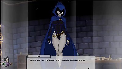 DC comic Something Unlimited Part 46 challenging Raven