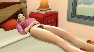 Step son catches his japanese Step mother in naked vulva in her wooly snatch in her sofa after she milks and leaves behind to get dressed - japanese first time Stepmom and Stepson