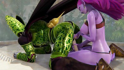 Dragon Ball - Cocotte gets peeks by cage