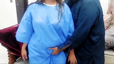 Pakistani Patient onanism bone To Nurse Gone into anal sex With Clear Hindi Audio