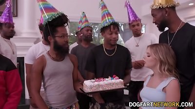 Coco Lovelock Gets 11 BBC's For birthday Surprise