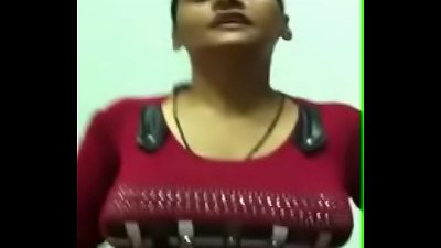 BHABHI demonstrates knockers N hand-job HINDI AUDIO