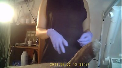 waxing by spanish damsel on hidden camera part 2