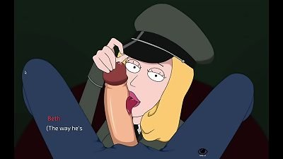 Rick and Morty: A Way Back Home - hot Military wifey wants some fuck-stick while her husband is away