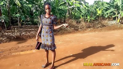 puny school schoolgirl picked up outdoors for big black cock screwing 101